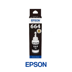 Epson T664, T6641 Ink Black Bottle 70ml